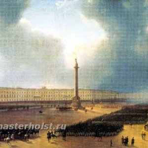 013 Чернецов, Г Г.Парад по случаю открытия памятника Александру I в Санкт-Петербурге 30 августа 1834 года