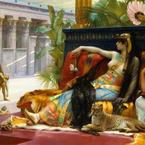 Египетская царица Клеопатра - Александр Кабанель