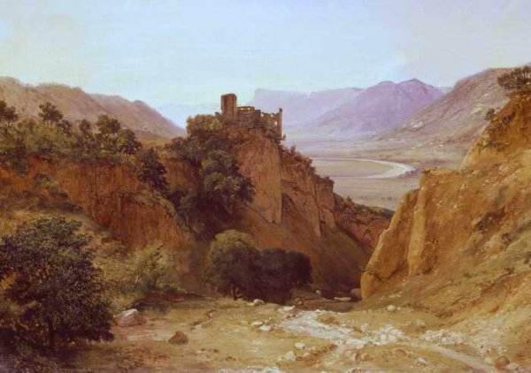 007 Герц КК Развалины брунненбурга на рейне 1860