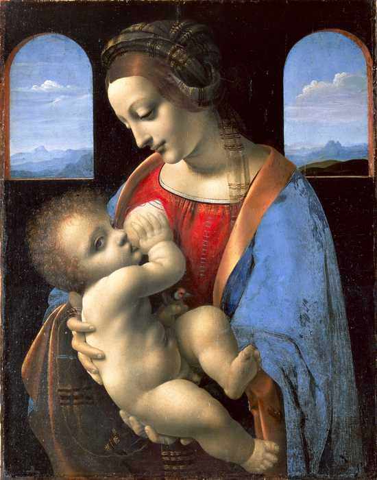 036 Leonardo da Vinci - The Madonna and Child (The Litta Madonna)
