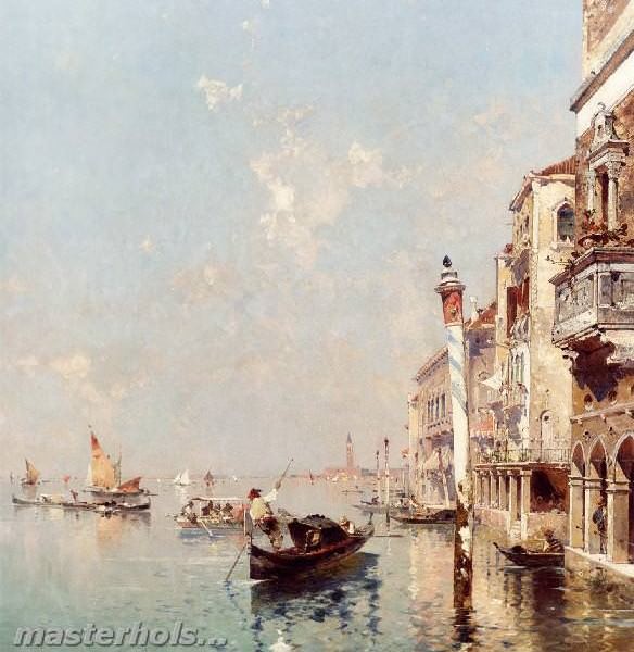 052 Franz Richard Unterberger - The Grand Canal Venice