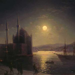 053 Айвазовский Лунная ночь на Босфоре 1894