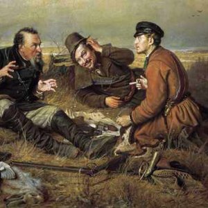 074 Василий ПЕРОВ (1834-1882). Охотники на привале