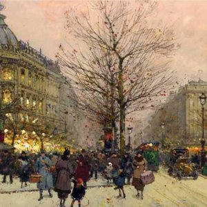 103 Eugene Galien-Laloue - Les Grands Boulevards, Paris
