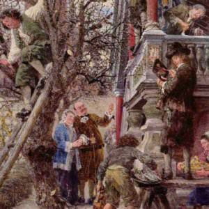 129 Менцель, Адольф Фридрих Эрдман фон.(Счастливые хозяева)