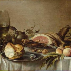 083 Claesz Pieter - Breakfast with Ham