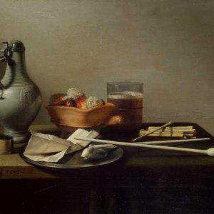 084 Claesz Pieter - Still Life with Clay Pipes