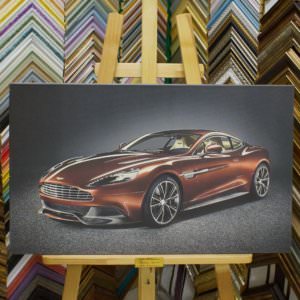 144 Картина «Спорткар» холст/печать, 50х75см.