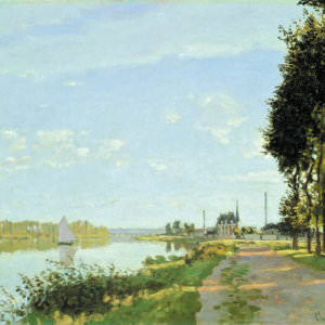 Клод Монэ - Набережная в Аржантее (1872 г.)