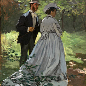Клод Монэ - Ходоки (1865)