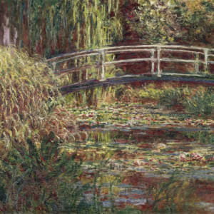 Клод Монэ - Пруд с кувшинками, Симфония в розах (1900)