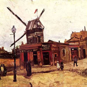 Винсент Ван Гог - Мельница Ле Раде 1886