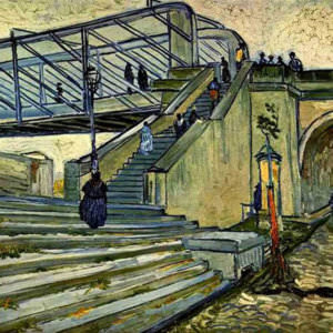 Винсент Ван Гог - Мост Тренкетая 1888
