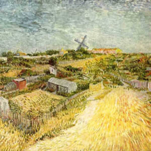 Винсент Ван Гог - Вид на Монмартр 1886-88